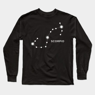 Scorpio Zodiac Constellation Sign Long Sleeve T-Shirt